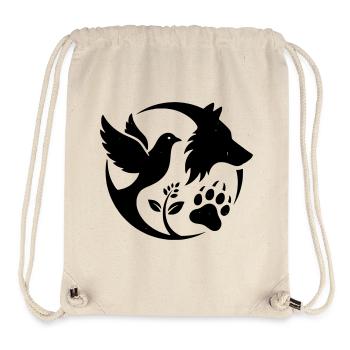 Animal Protection Logo - Stanley/Stella Recycled Gym Bag - natural - Front