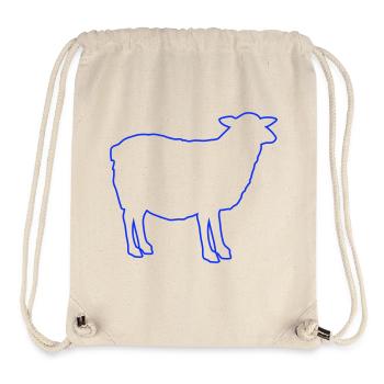 Schaf Silhouette - Stanley/Stella recycelter Gym Bag - Naturweiß - Vorne