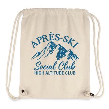 Après Ski Social Club High Altitude Club Skiing - Stanley/Stella Recycled Gym Bag - natural - Front
