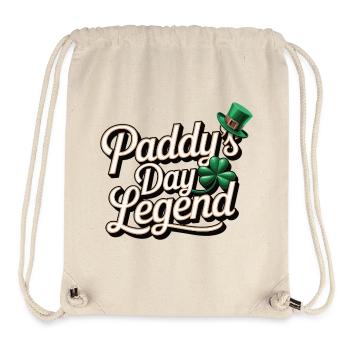 St. Patrick’s Day Shirt – Paddy’s Day Legend - Stanley/Stella recycelter Gym Bag - Naturweiß - Vorne
