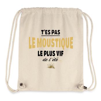 T’es pas le moustique le plus vif de l’été - Sac à cordon recyclé Stanley/Stella - blanc naturel - Devant