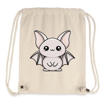 chauve-souris - Sac à cordon recyclé Stanley/Stella - blanc naturel - Devant
