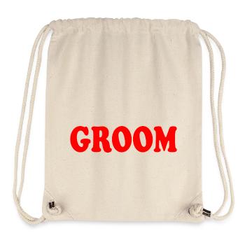 Groom - Stanley/Stella recycelter Gym Bag - Naturweiß - Vorne