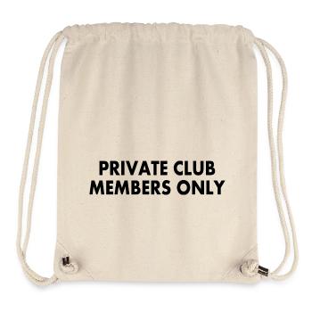 private club members only - Stanley/Stella Recycled Gym Bag - natural - Front