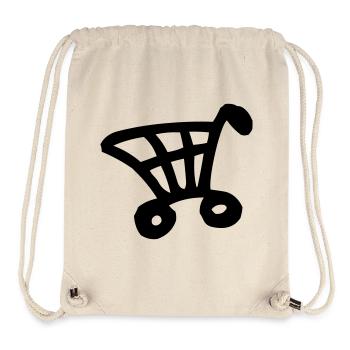 Panier - Sac à cordon recyclé Stanley/Stella - blanc naturel - Devant