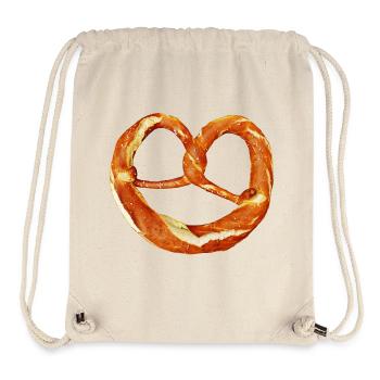 brot broetchen crossaint baecker baguette bread bu - Stanley/Stella recycelter Gym Bag - Naturweiß - Vorne