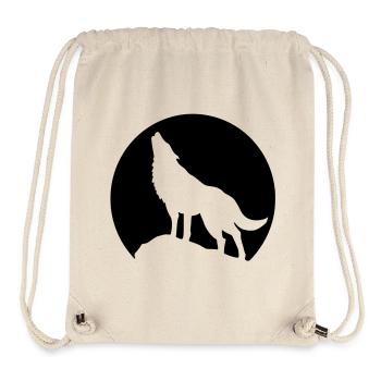 mond wolf - Stanley/Stella recycelter Gym Bag - Naturweiß - Vorne