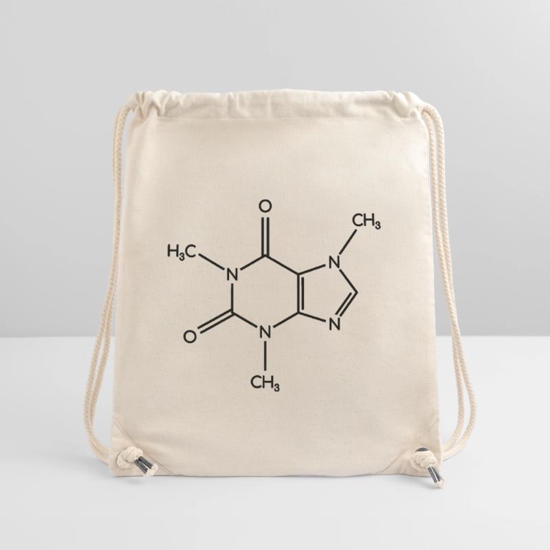 Molécule de caféine - Formule de structure Sac à cordon recyclé Stanley/Stella