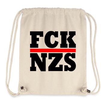 FCK NZS - Stanley/Stella Recycled Gym Bag - natural - Front