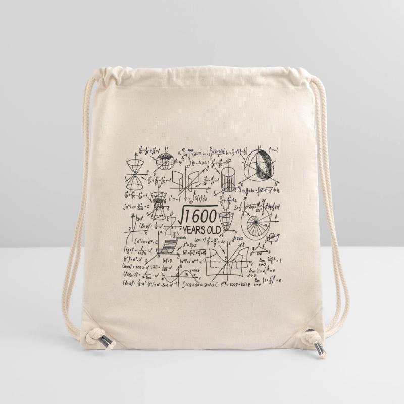 40 ans pour les profs de maths et les geeks en maths Sac à cordon recyclé Stanley/Stella