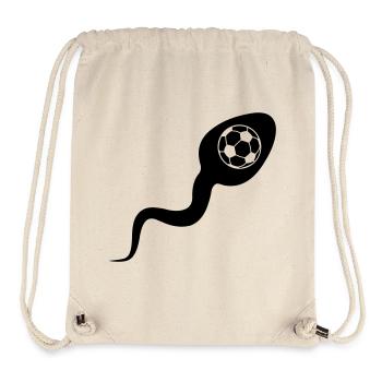 Sperm sperm football - Stanley/Stella Recycled Gym Bag - natural - Front