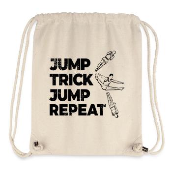 Trampolin Wiederholung - Stanley/Stella recycelter Gym Bag - Naturweiß - Vorne