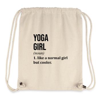 Yoga Yoga Yoga - Stanley/Stella recycelter Gym Bag - Naturweiß - Vorne