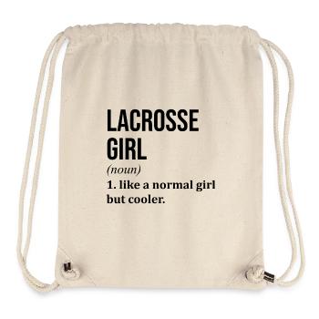 Lacrosse - Stanley/Stella Recycled Gym Bag - natural - Front