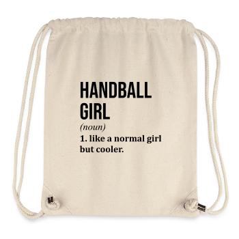 handball - Sac à cordon recyclé Stanley/Stella - blanc naturel - Devant