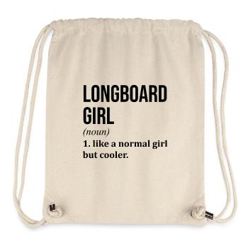 Longboard - Stanley/Stella recycelter Gym Bag - Naturweiß - Vorne