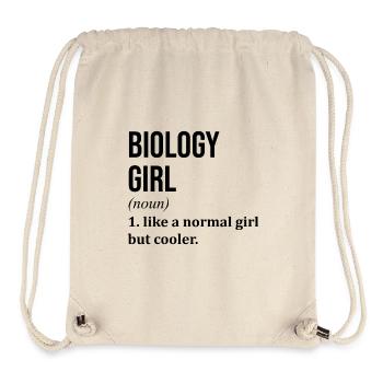 biologie - Sac à cordon recyclé Stanley/Stella - blanc naturel - Devant