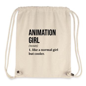 Animation - Stanley/Stella recycelter Gym Bag - Naturweiß - Vorne