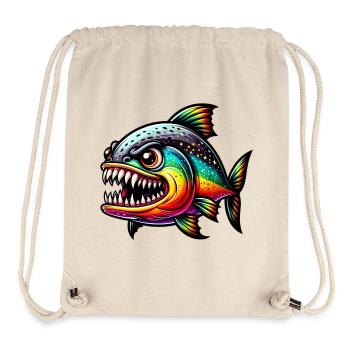 Piranha - Stanley/Stella Recycled Gym Bag - natural - Front