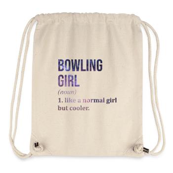 bowling - Sac à cordon recyclé Stanley/Stella - blanc naturel - Devant