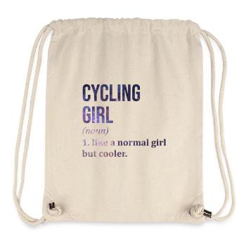 Radfahren - Stanley/Stella recycelter Gym Bag - Naturweiß - Vorne