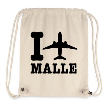 Mallorca Urlaub - Stanley/Stella recycelter Gym Bag - Naturweiß - Vorne