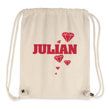 Gift for Julian - Stanley/Stella Recycled Gym Bag - natural - Front