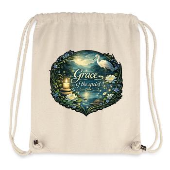 Grace of the quiet - Stanley/Stella Recycled Gym Bag - natural - Front