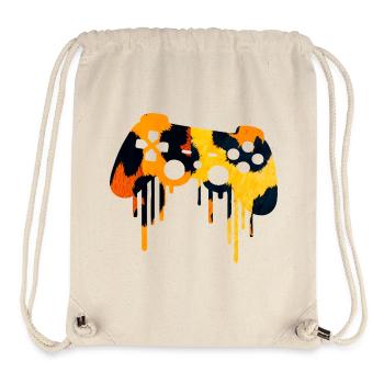 Leopard Print Gaming player - Stanley/Stella Recycled Gym Bag - natural - Front
