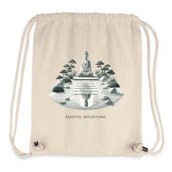 Stille Reflektionen ZenGarten - Stanley/Stella recycelter Gym Bag - Naturweiß - Vorne