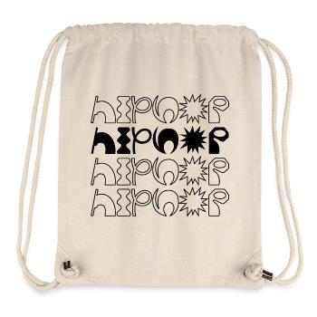 Hip Hop typography bold logo T-Shirt - Stanley/Stella Recycled Gym Bag - natural - Front