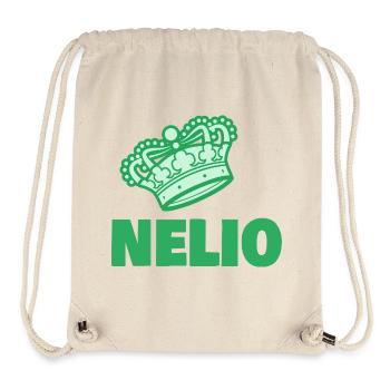 Nelio als Koenig - Stanley/Stella recycelter Gym Bag - Naturweiß - Vorne