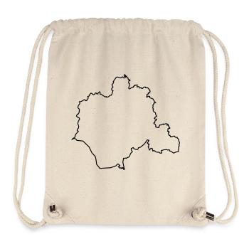 Contour of the Lippe circle - Stanley/Stella Recycled Gym Bag - natural - Front