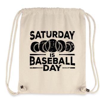 Baseballtag - Stanley/Stella recycelter Gym Bag - Naturweiß - Vorne