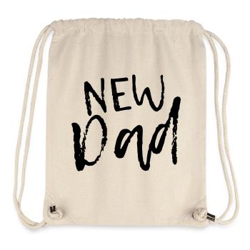 New Dad - announcement for new dads - Stanley/Stella Recycled Gym Bag - natural - Front