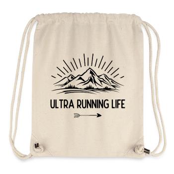 Ultra-Laufleben - Stanley/Stella recycelter Gym Bag - Naturweiß - Vorne