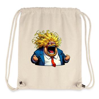 White man wants to stir up fear - Stanley/Stella Recycled Gym Bag - natural - Front