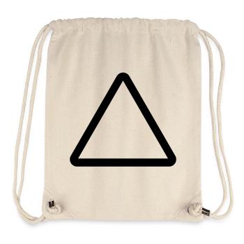 Construction Site, Warning Sign Template, Danger Warning - Stanley/Stella Recycled Gym Bag - natural - Front