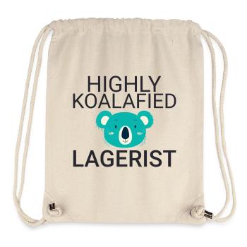Lagerist Koalafied - Stanley/Stella recycelter Gym Bag - Naturweiß - Vorne