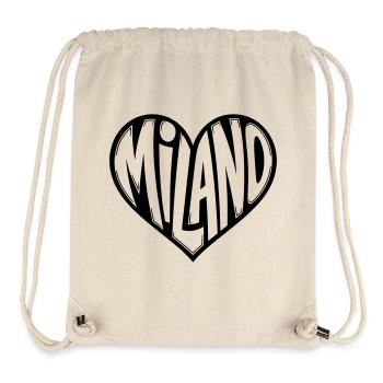 Milan Milano Heart - Stanley/Stella Recycled Gym Bag - natural - Front