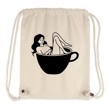 Coffee Culture - Stanley/Stella Recycled Gym Bag - natural - Front