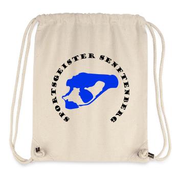 Logo Sportsgeister Senftenberg mit See Silhouette - Stanley/Stella recycelter Gym Bag - Naturweiß - Vorne