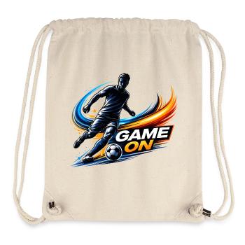 Soccer Player Dynamic Sport Design - Stanley/Stella Recycled Gym Bag - natural - Front