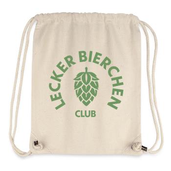Lecker Bier - Lecker Bierchen Club - Festival  - Stanley/Stella recycelter Gym Bag - Naturweiß - Vorne