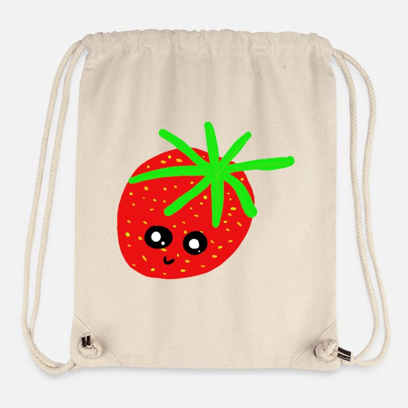 Fraises des Enfants Fraises - Sac à cordon recyclé Stanley/Stella - blanc naturel