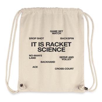 It Is Racket Science Tennis Spieler  - Stanley/Stella recycelter Gym Bag - Naturweiß - Vorne