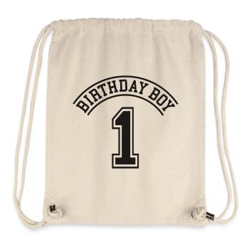 Birthday boy 1 year - Stanley/Stella Recycled Gym Bag - natural - Front