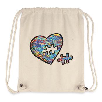 A Matter of the Heart I A Heart for Eva I Undine Syndrome - Stanley/Stella Recycled Gym Bag - natural - Front