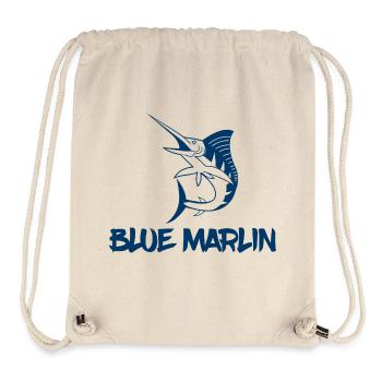 Pêcheurs - Pêche - Blue Marlin - Cadeau - Sac à cordon recyclé Stanley/Stella - blanc naturel - Devant