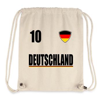 Germany Trikot Germany Soccer Fan T-Shirt - Stanley/Stella Recycled Gym Bag - natural - Front